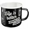 Emaliowany Kubek Life Is Better 43221