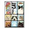 Magnesy (9szt) Happy Cats 83093