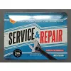 Tablica szyld SERVICE & REPAIR metal 15x20