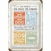 Plakat 20x30 PfotenSchild Dog Rule 22289