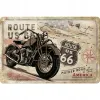 Plakat 20x30 Route 66 Bike Map 22279