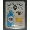 Plakat 30x40cm Gin & Tonic Served 23273