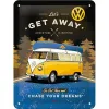 Plakat 15x20 VW Bulli Lets Get Awa 26251