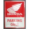 Plakat 30x40 Honda MC Parking Only 23335