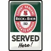 Plakat 20x30 Becks-Served Here 22297