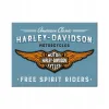 Magnes Harley-Davidson Logo Blue 14375