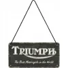Zawieszka Triumph Logo Black Wood 28052