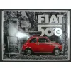 Plakat 30x40 Fiat 500 Red Car 23295