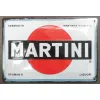 Plakat 20x30 Martini Logo White 22346