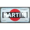 Plakat 25x50cm Martini Logo White 27030