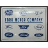 Plakat 30x40 Ford-Logo Evolution 23299