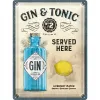 Plakat 30x40cm Gin & Tonic Served 23273