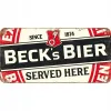 Zawieszka Becks-Label Served Here 28033