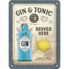 Plakat 15x20 Gin Tonic Served Here 26266