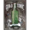 Tablica szyld GIN & TONIC drink bar 30x40 stal