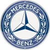 Plakat okrągły 35cm Mercedes Benz 25105