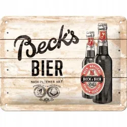 Plakat 15x20 Becks- Bottes Light 26243