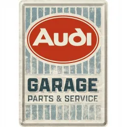 Pocztówka 14x10 cm Audi Garage 10339