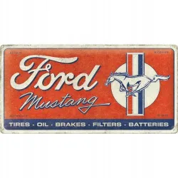 Plakat 25x50cm Ford Mustang Horse 27031