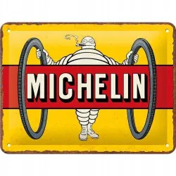 Plakat 15x20 Michelin Tyres Yellow 26299