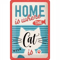 Plakat 20x30 Home Is Where the Cat 22313