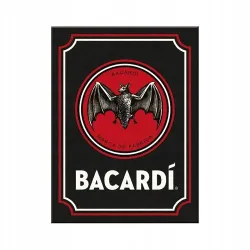 Magnes Bacardi Logo Black 14396