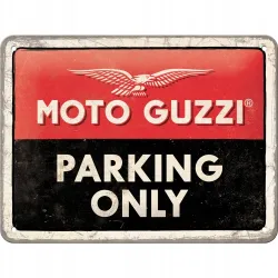 Plakat 15x20 Moto Guzzi Parking On 26256