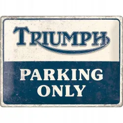 Plakat 30x40 Triumph Parking Only 23313