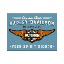 Magnes Harley-Davidson Logo Blue 14375