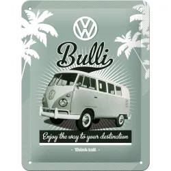 Plakat 15 x 20cm VW Retro Bulli 26142
