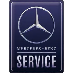 Plakat 30x40 Mercedes Benz Blue 23318