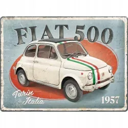 Palakat 30x40 Fiat 500 Turin Itali 23351