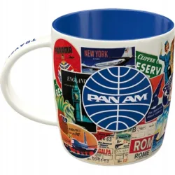 Kubek Pan Am Travel Collage 43074