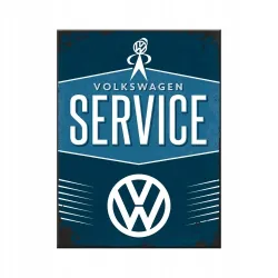 Magnes VOLKSWAGEN SERVICE VW gift na lodówkę 6x8