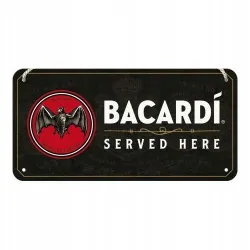 Zawieszka Bacardi Served Here 28042