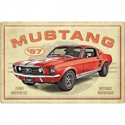 Plakat 40x60 Ford Mustang GT Red 24017