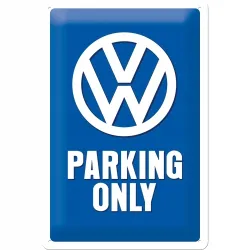 Plakat 20x30cm VW Parking Only VW 22194