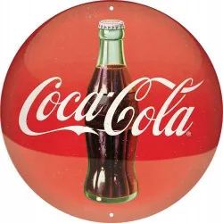 Plakat okrągły 35cm Coca-Cola 25107
