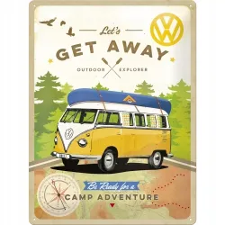 Plakat 30x40cm VW Bulli - Let Ge 23208