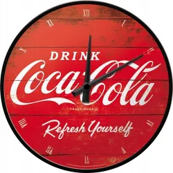 Zegar Ścienny Coca-Cola - Logo Red 51074