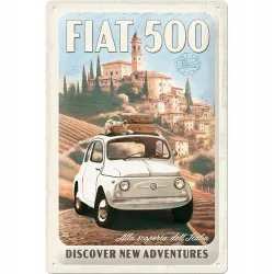 Plakat 20x30 Fiat 500 Discover New 22433