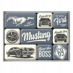 Magnesy (9szt) Ford Mustang Boss 83124