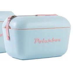 Lodówka turystyczna POLARBOX niebieski pudrowy 12L