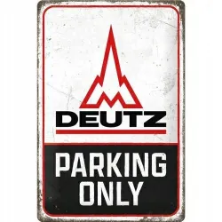 Plakat 20x30 Deutz - Parking Only 22404