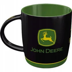 Kubek John Deere Logo Black 43081