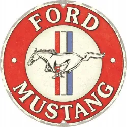 Plakat okrągły 35cm Ford Mustang 25102