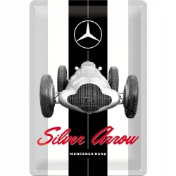 Plakat 20x30 Mercedes-Benz Silver 22275