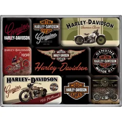 Magnesy (9szt) Harley-Davidson Bik 83037