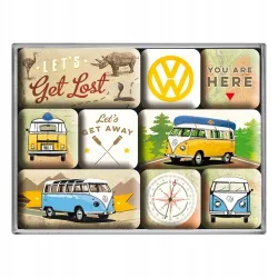 Magnesy (9szt) VW Bulli - Let Get 83080