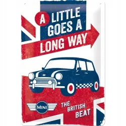 Tablica plakat MINI COOPER blaszany metal prezent
